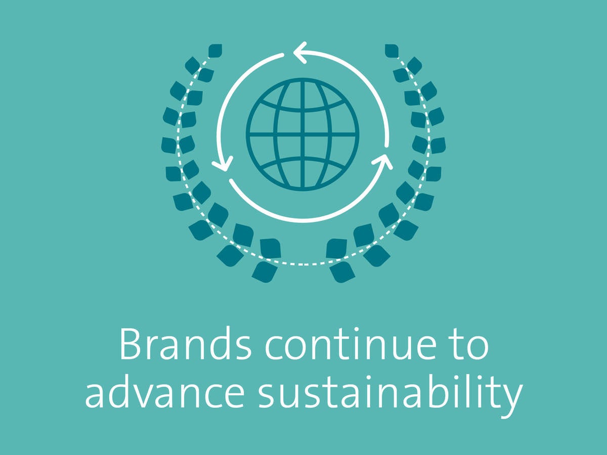 Brands advance sustainability