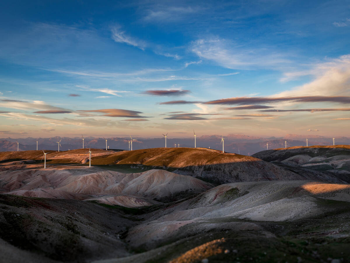 wind farm in Greece