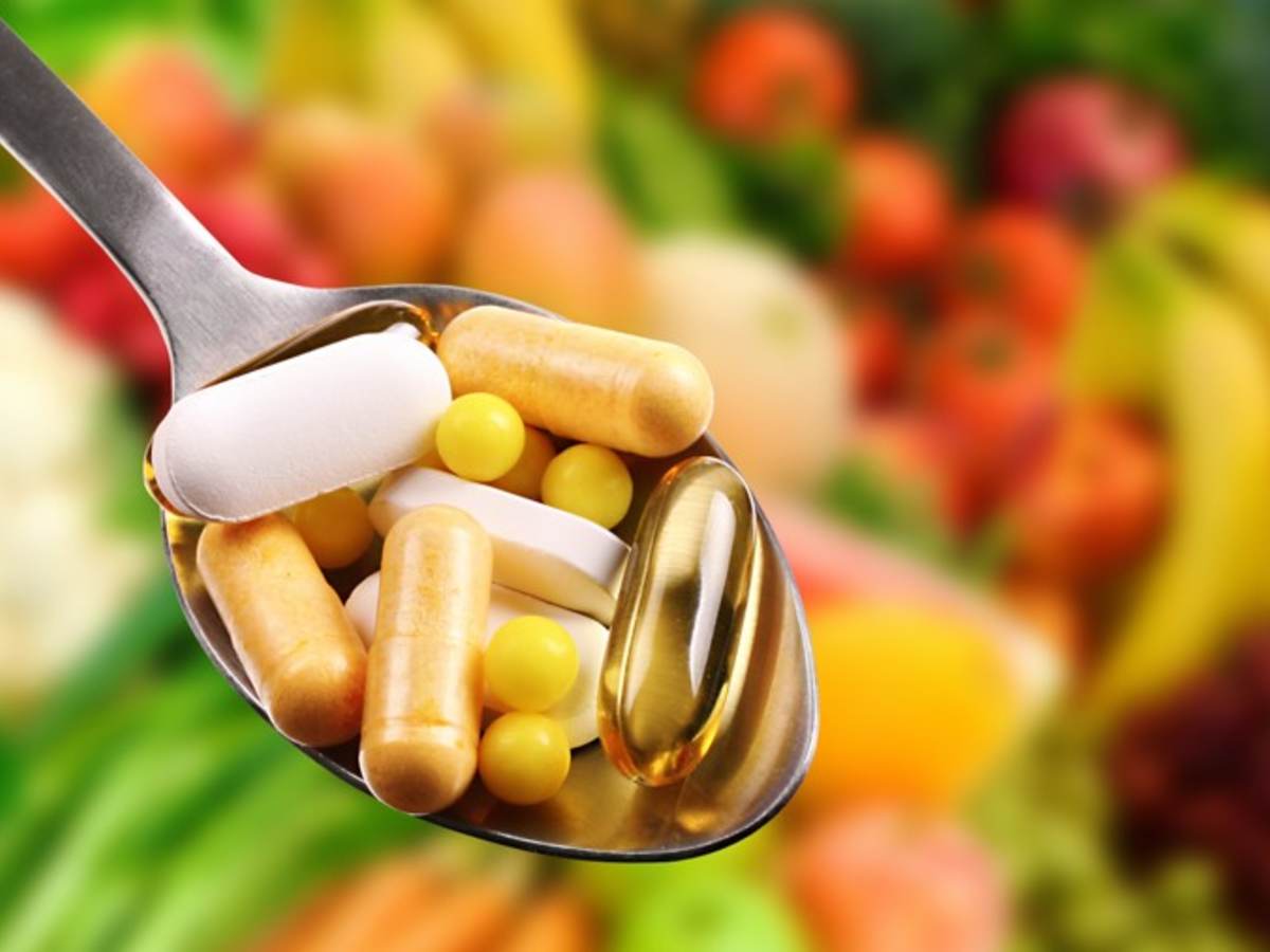 Spoon of vitamins