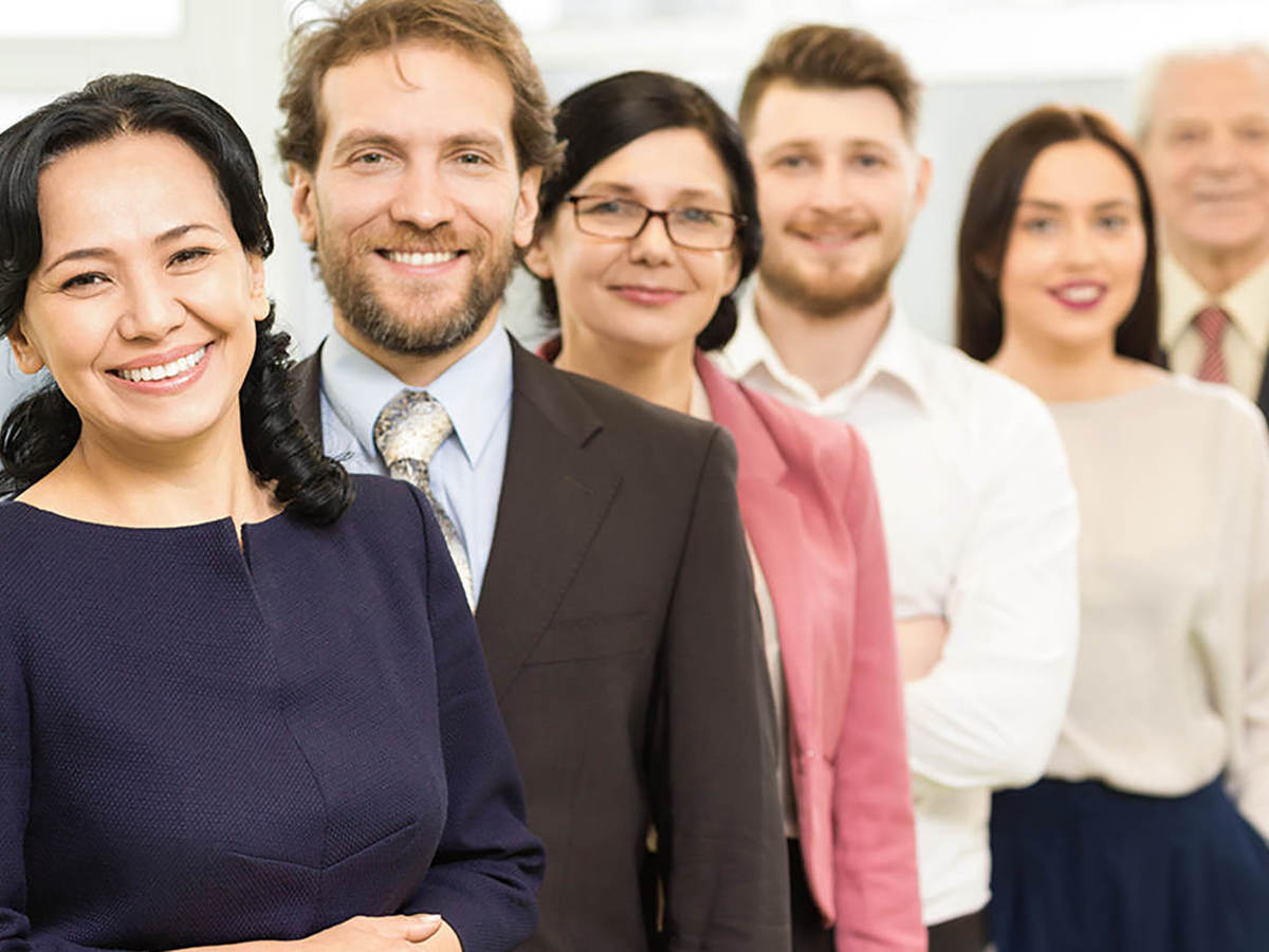A group of business professionals