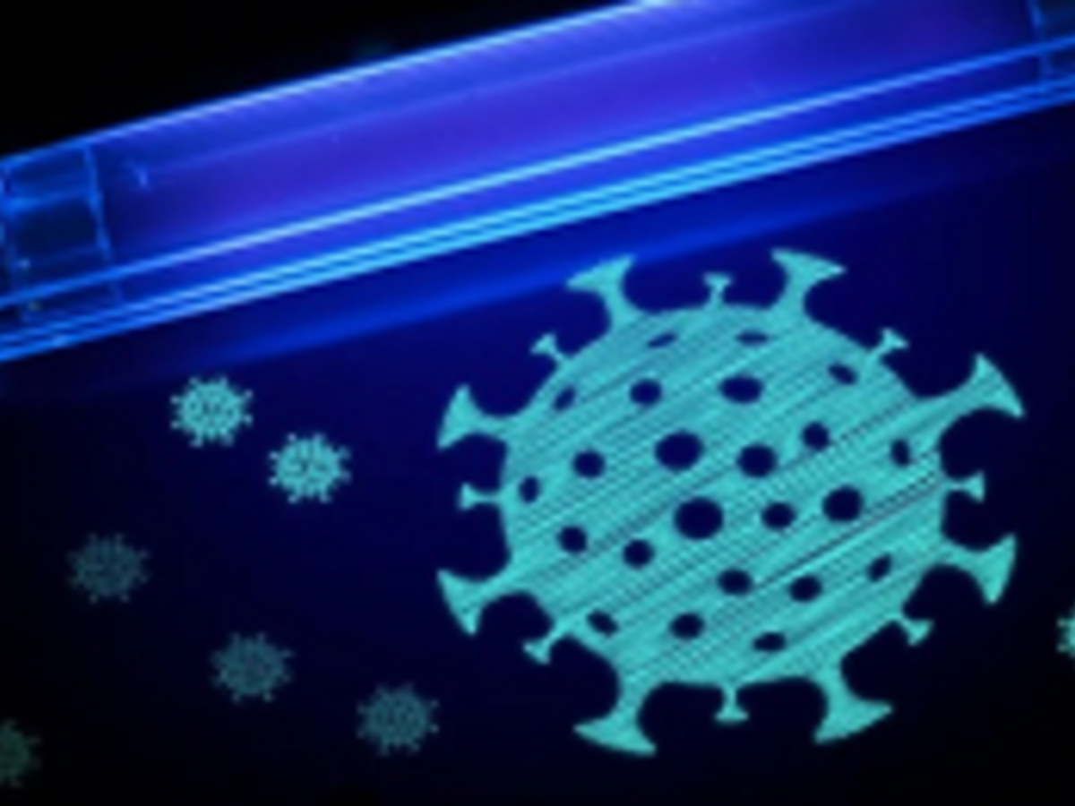 uv lighting with pathogen 