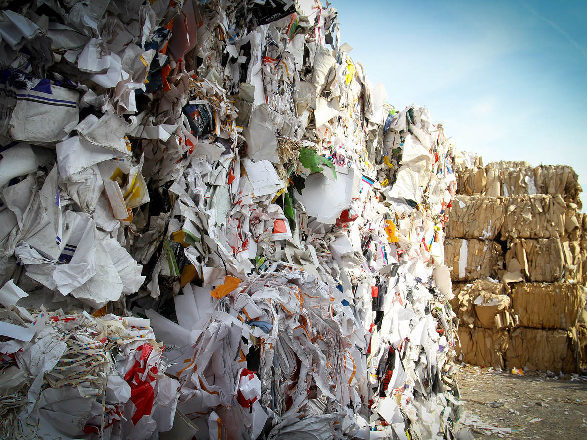 Photo of paper waste