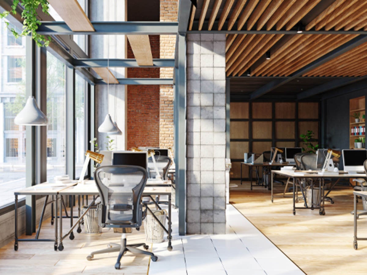 Open modern office space