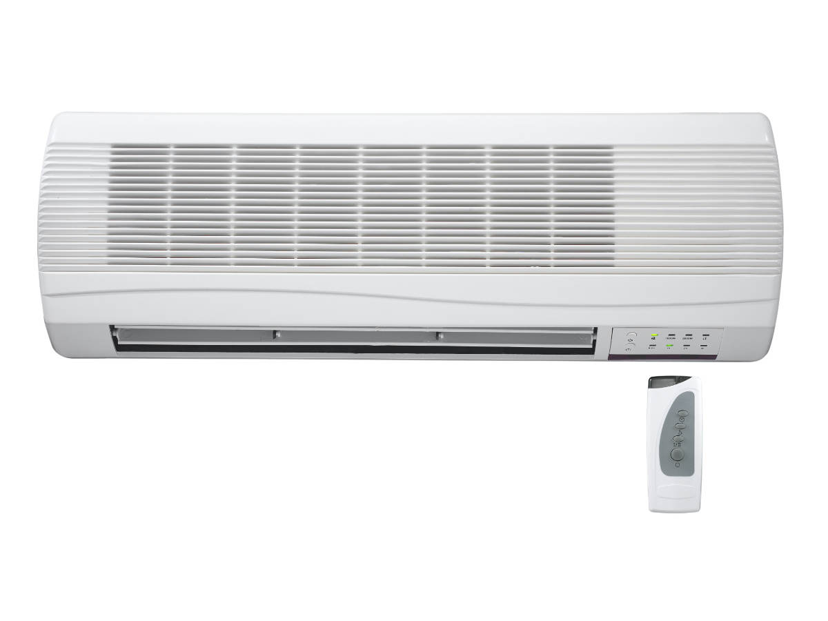 Household split AC unit. 