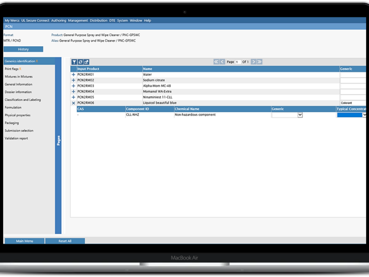 WERCS Studio’s dashboard for authoring management