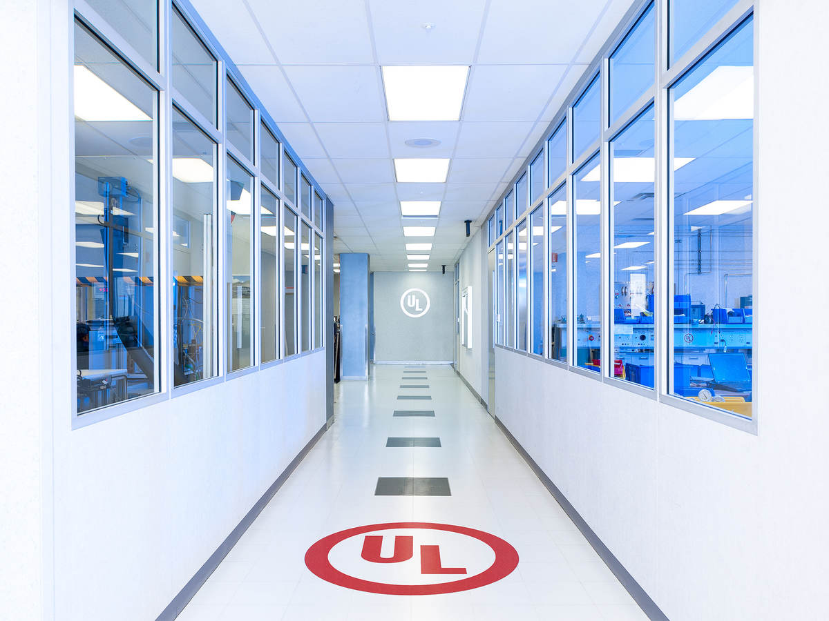Entrance to UL laboratories in Cabiate, Italy