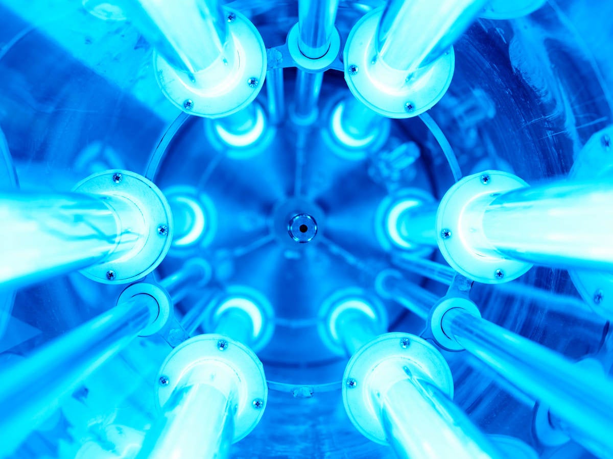 Germicidal system with UV lights