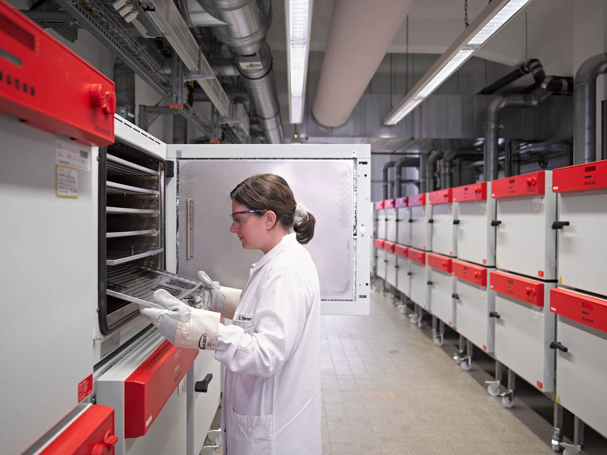 woman in laboratory