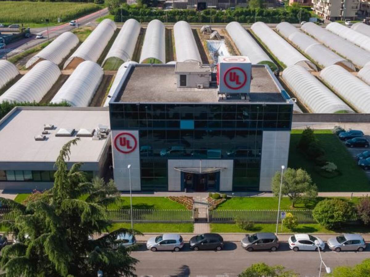 Aerial view of Carugate laboratory