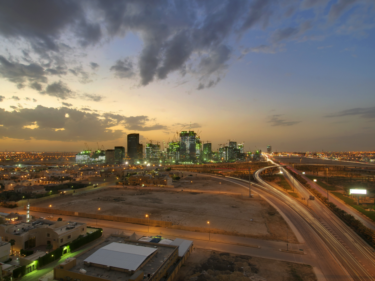 City skyline of Saudi Arabia