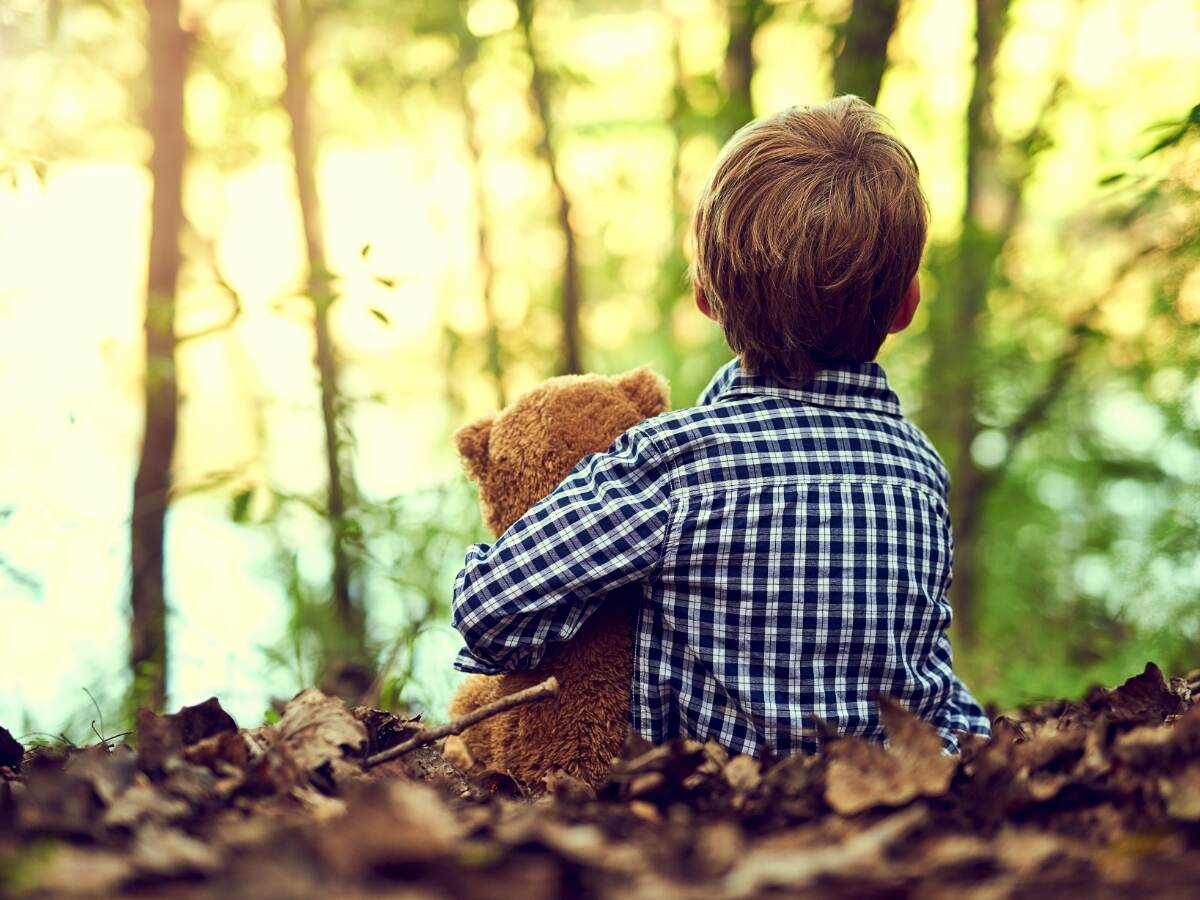 Child with a teddy bear