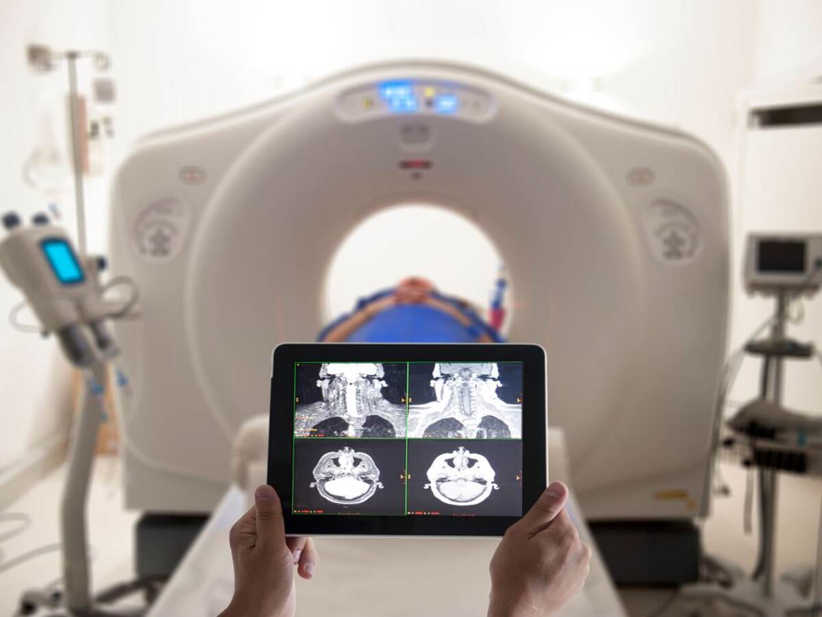Digital application connected to computed tomography (CT) scanner