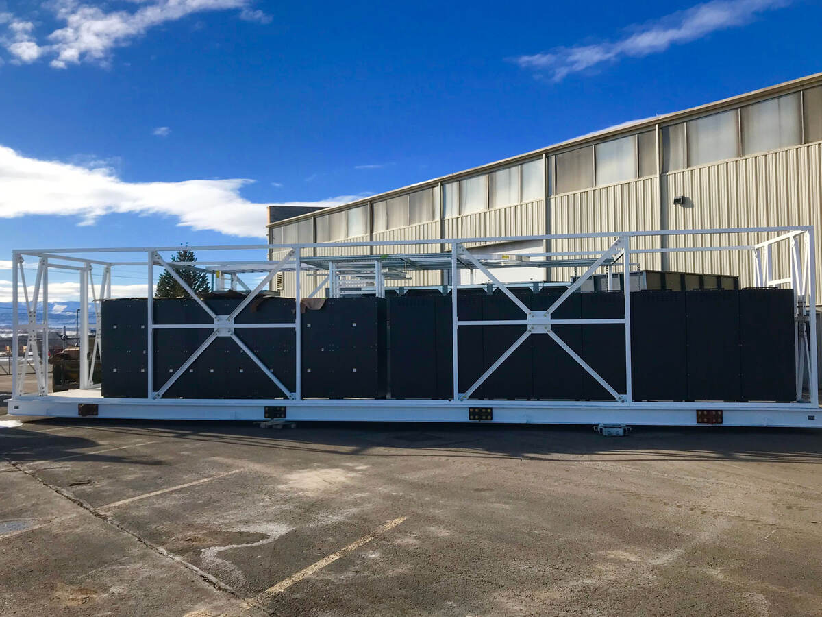 Modular building ready for transportation to site