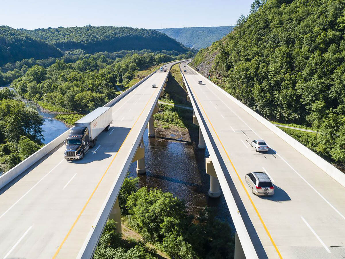 Cars on the highway