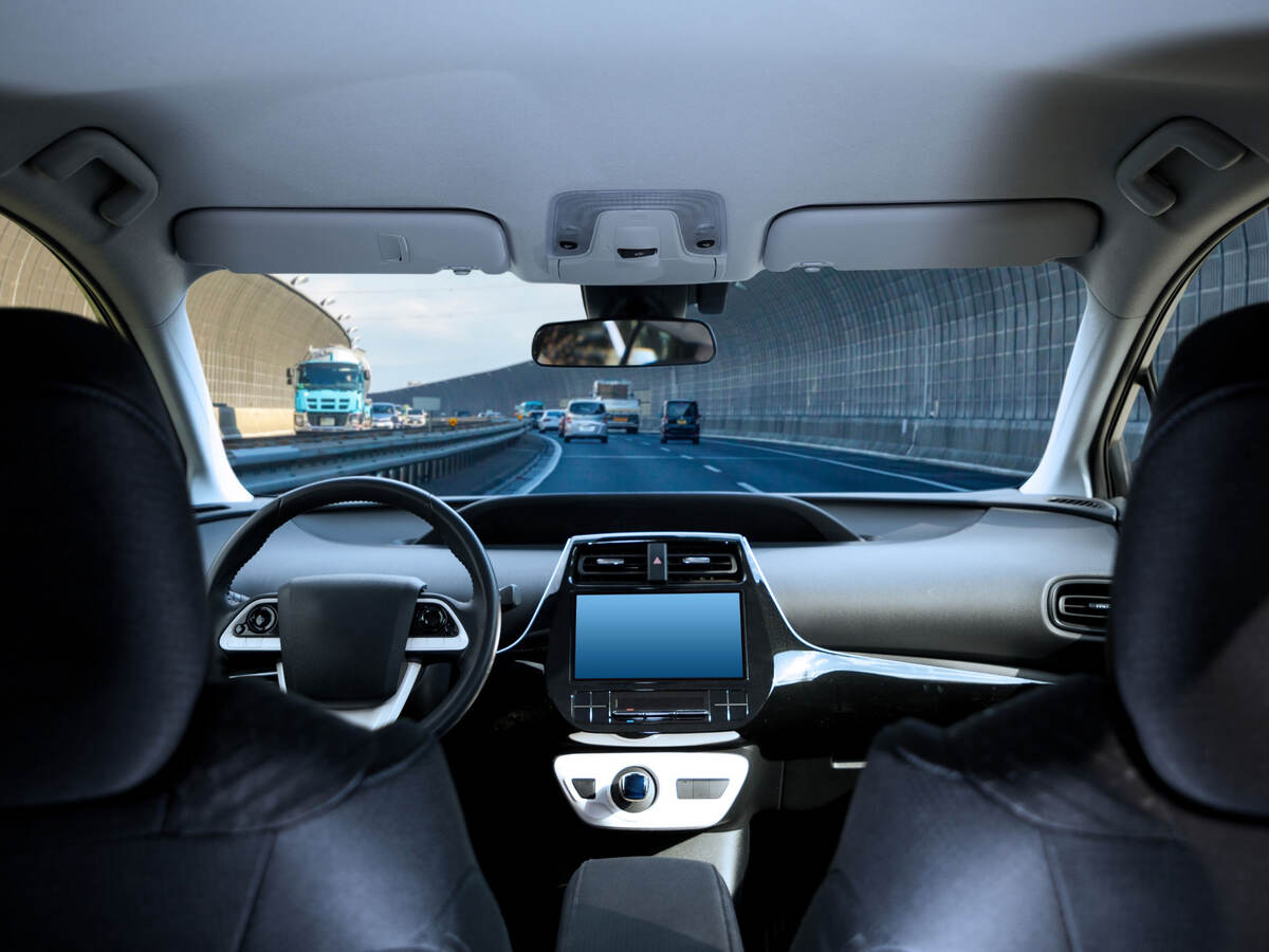Interior of a car