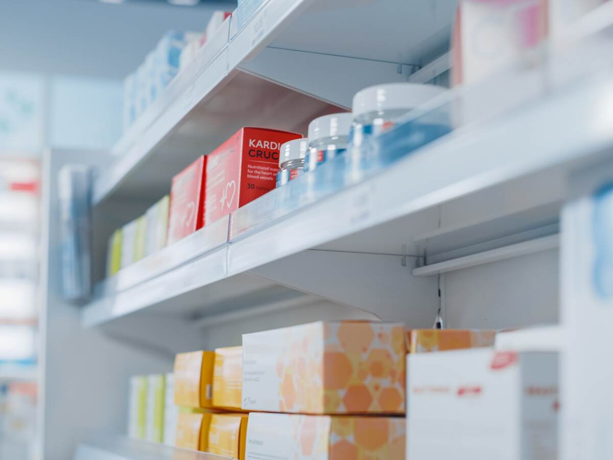 Modern pharmacy.