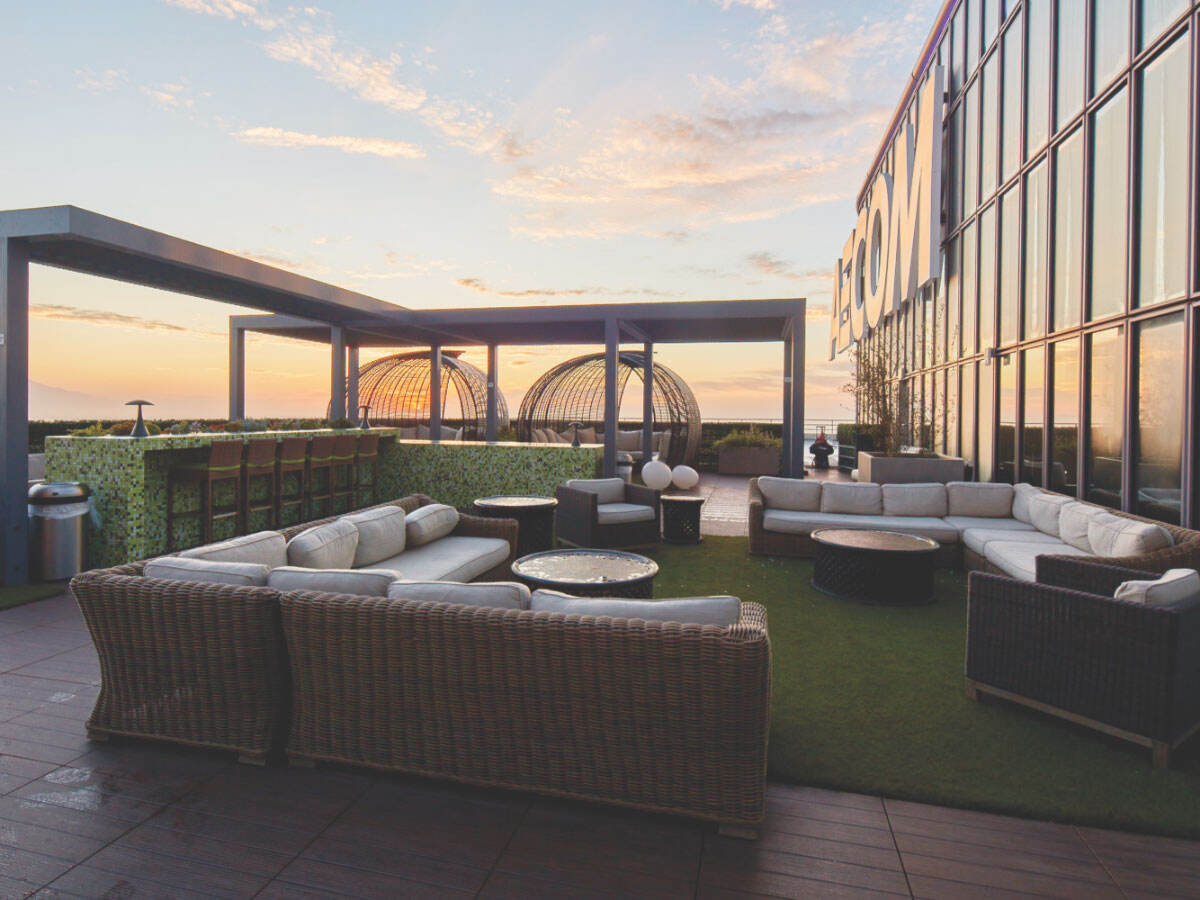 Outdoor seating area