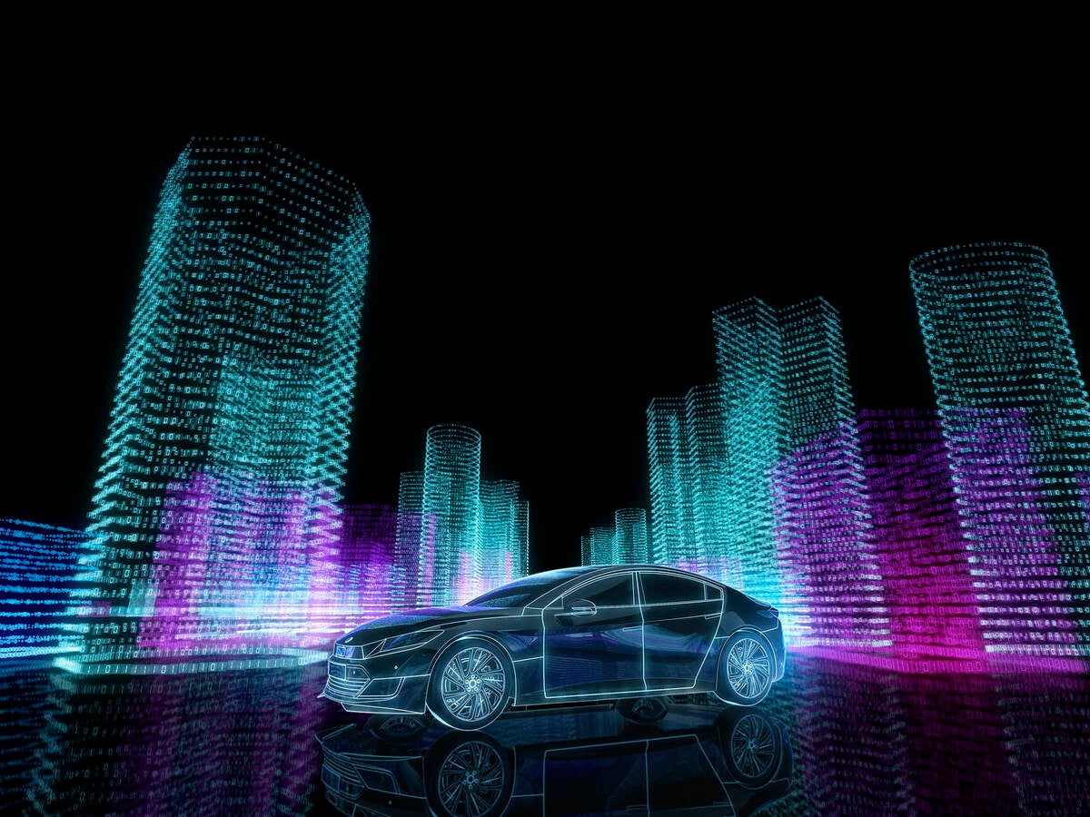 Electric car smart city
