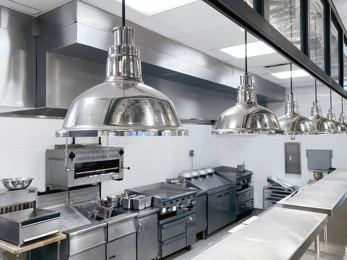Kitchen lamps.