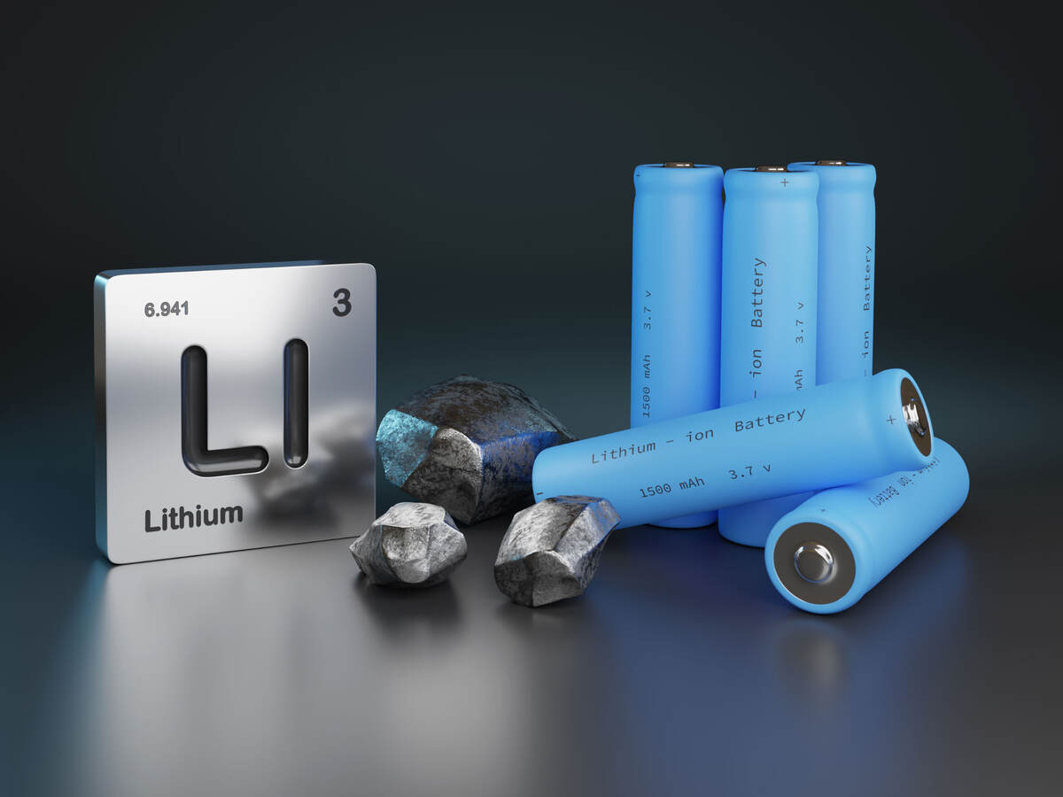 Lithium - ion batteries , metallic lithium and element symbol