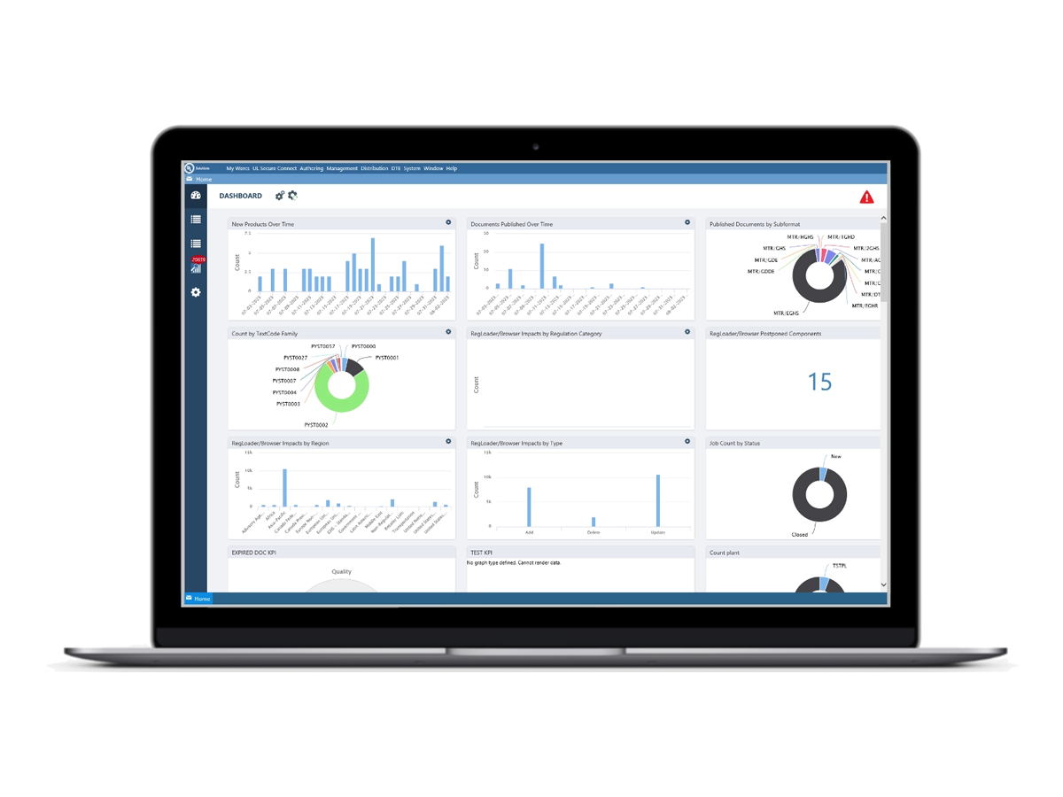 My WERCS dashboard displayed on a laptop