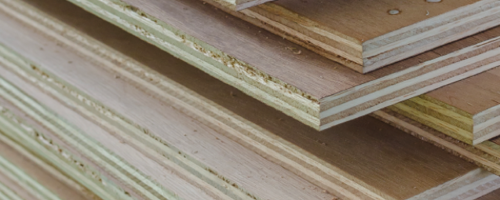 stacked plywood