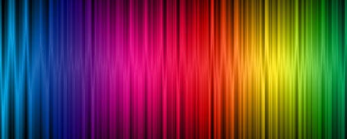 Abstract rainbow image of the visible light spectrum