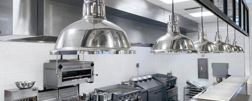 Kitchen lamps.