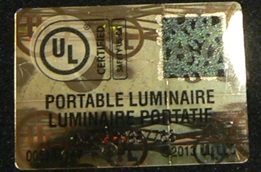 Counterfeit UL mark