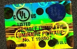 Counterfeit UL mark