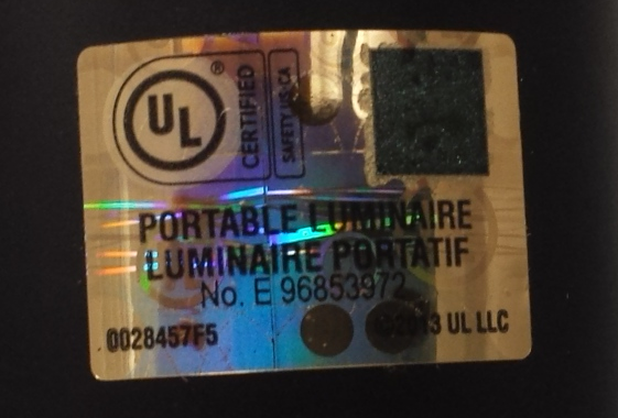 Counterfeit UL mark