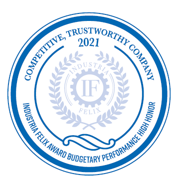 Industria Felix award badge