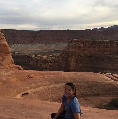 Ellen Shieh at Grand Canyon