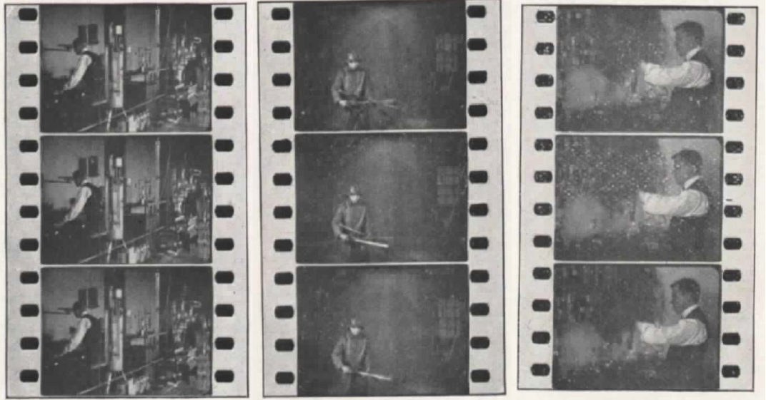 Stills from UL’s earliest fire prevention film, 1915. | NFPA Quarterly, Vol. 8, No. 4