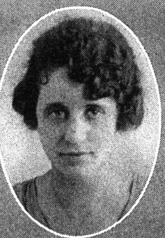 Genevieve Davidson – the University of Illinois, Class of 1920. Courtesy of the University of Illinois Archives.