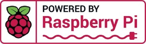 Powered by Raspberry Pi logo