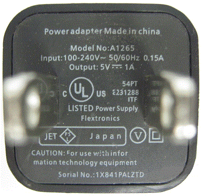 Photographs of the product with counterfeit UL Mark