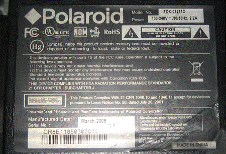 back label