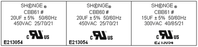 Identification of Capacitor with Authorized UL Mark