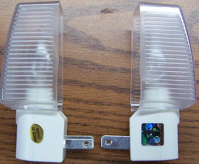 Photographs of the Nightlight and Package with counterfeit UL Mark 3