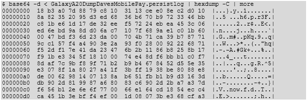 binary output