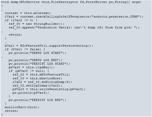 decompiled function