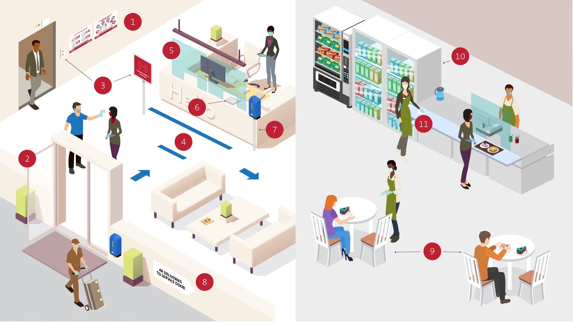 Commercial real estate illustration