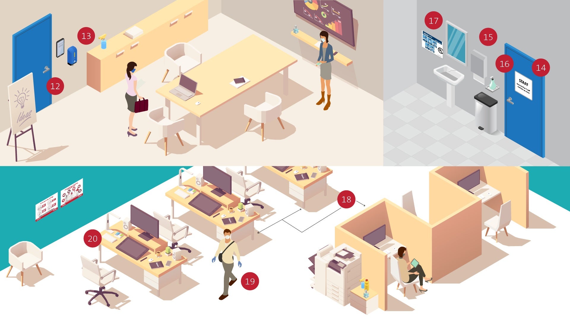 Commercial real estate illustration