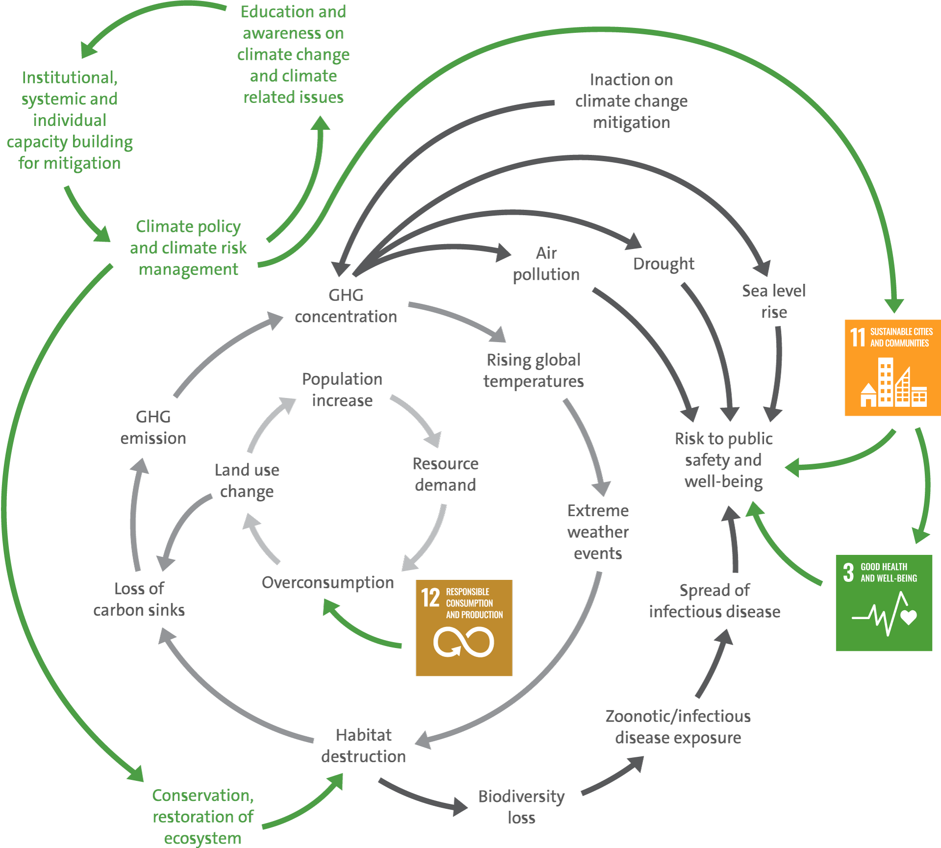 Causal Loop for SDGs