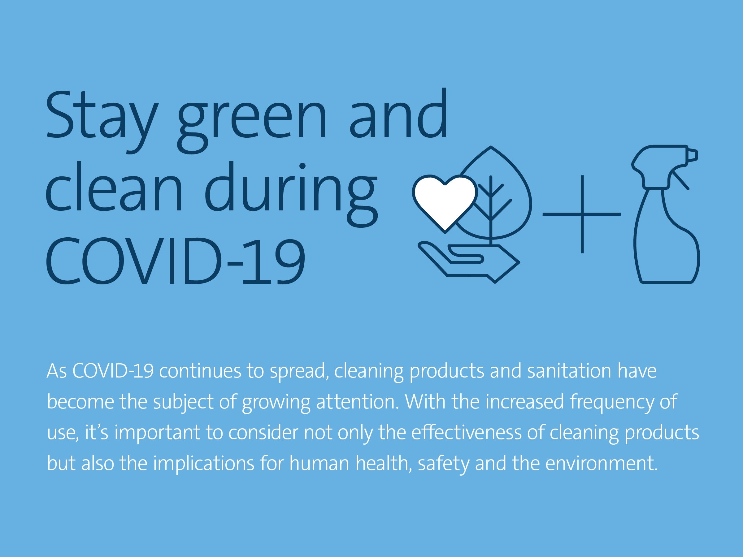 Green and Clean infographic