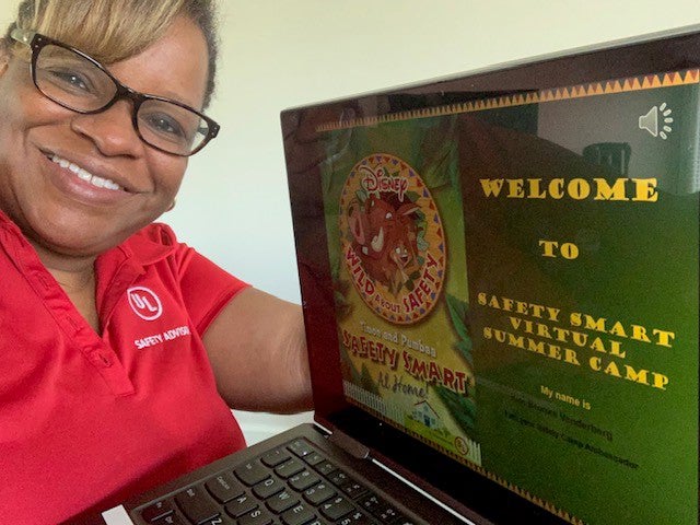 UL Safety Advisor running an online summer camp program